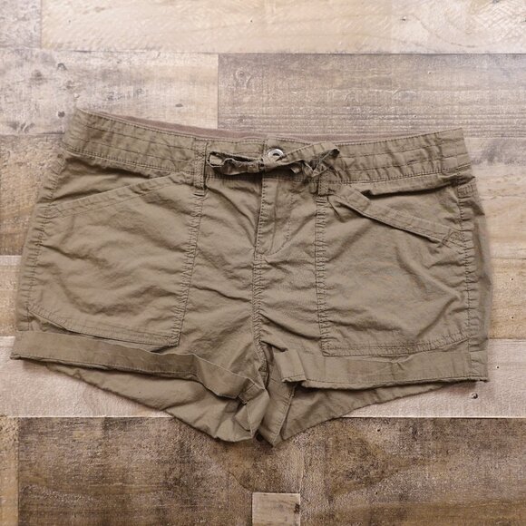 Torrid Utility Style Cuffed Shorts Size 10 Khaki Green – 3" Inseam (Uncuffed) - Picture 1 of 9